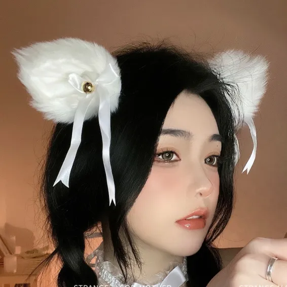 新商品 スウィート クリスマス セクシー 可愛い猫耳 キュート 铃 ロリータ カチューシャ