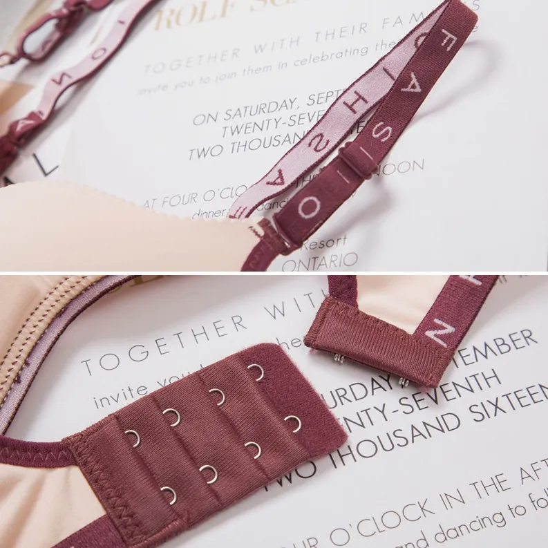 シームレス アルファベット オシャレ 盛れる A-Cカップ ノンワイヤー 楽ちん ブラ・ショーツセット