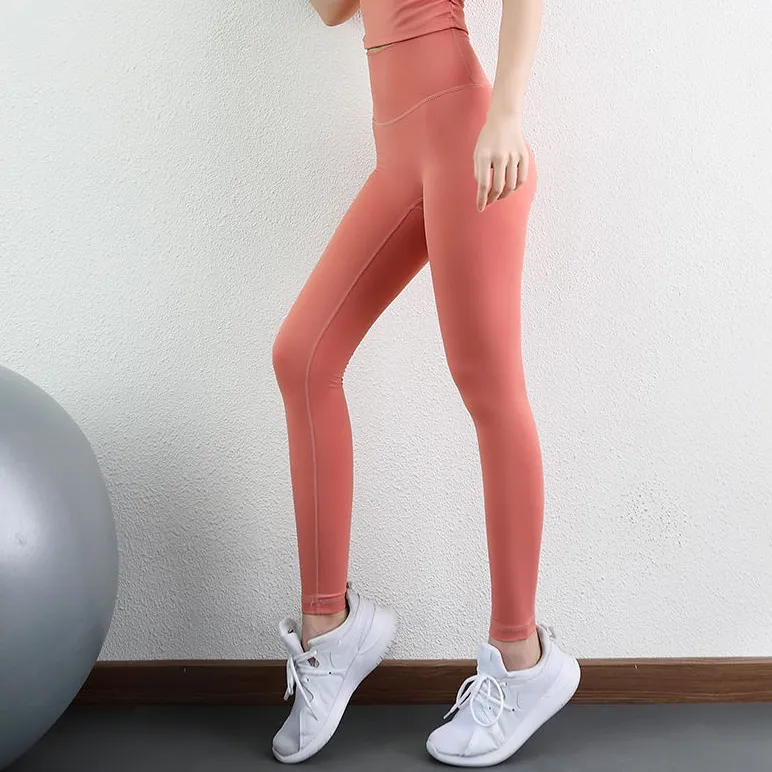 フィット スポーツ ハイウエスト お腹押さえ 美尻 着痩せ 9分丈 ヨガパンツ