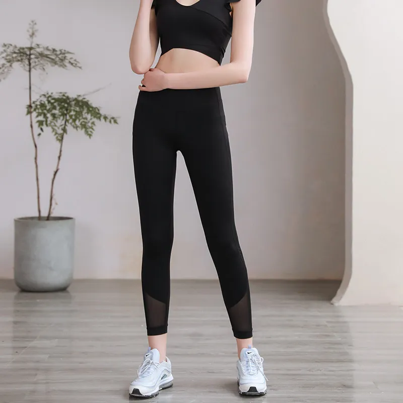 ヒップアップ ハイウエスト フィット感 ジョギング スポーツウェア ヨガパンツ