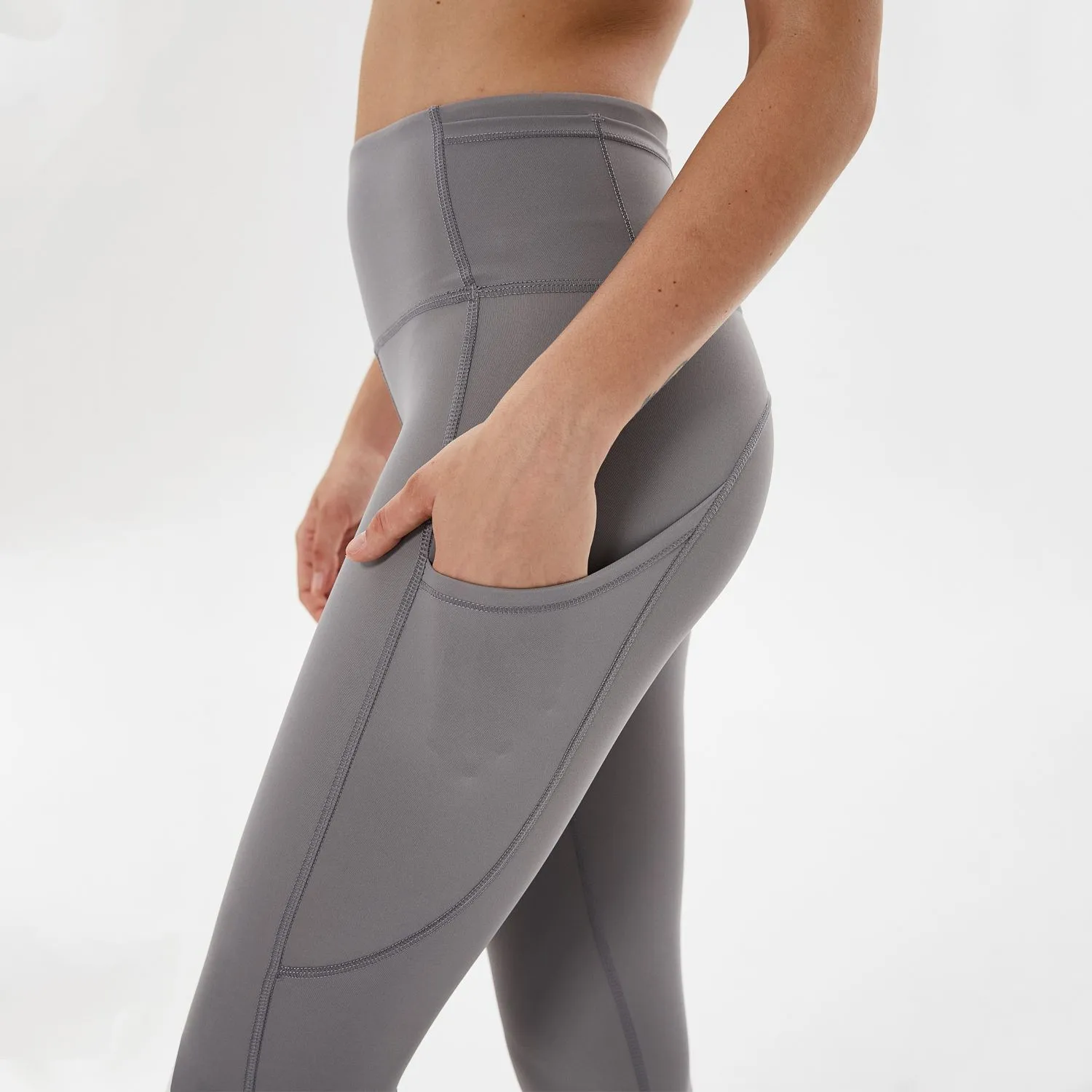 ヒップアップ ハイウエスト フィット感 ポケット付き スポーツウェア ヨガパンツ