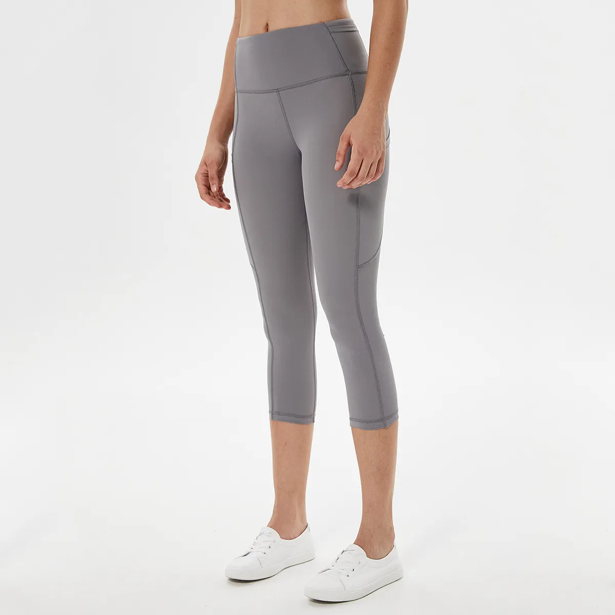 ヒップアップ ハイウエスト フィット感 ポケット付き スポーツウェア ヨガパンツ