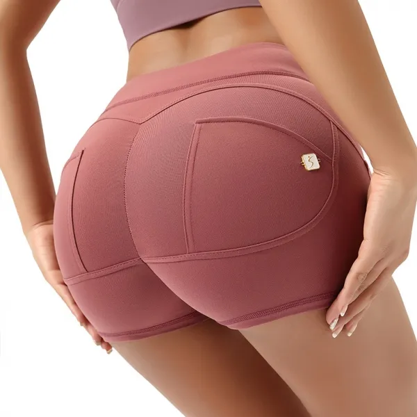 フィットネス 履きやすい ハイウエスト 無地  ショート丈 スポーツ ヨガパンツ