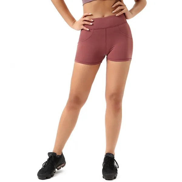 フィットネス 履きやすい ハイウエスト 無地  ショート丈 スポーツ ヨガパンツ