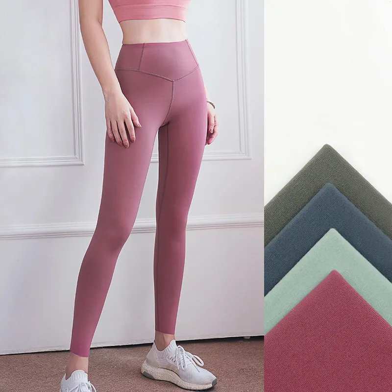 シンプル 薄い ヒップアップ 速乾 ハイウエスト スポーツボトムス
