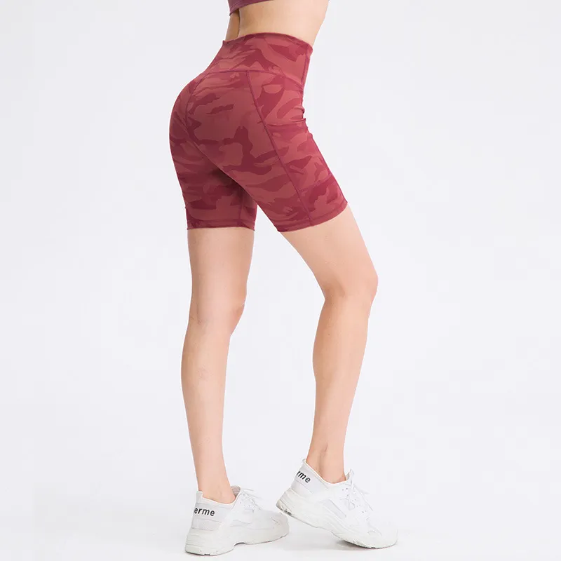 最愛の一着 春夏 タイト ハイウエストヒョウ柄 カモフラ スポーツボトムス