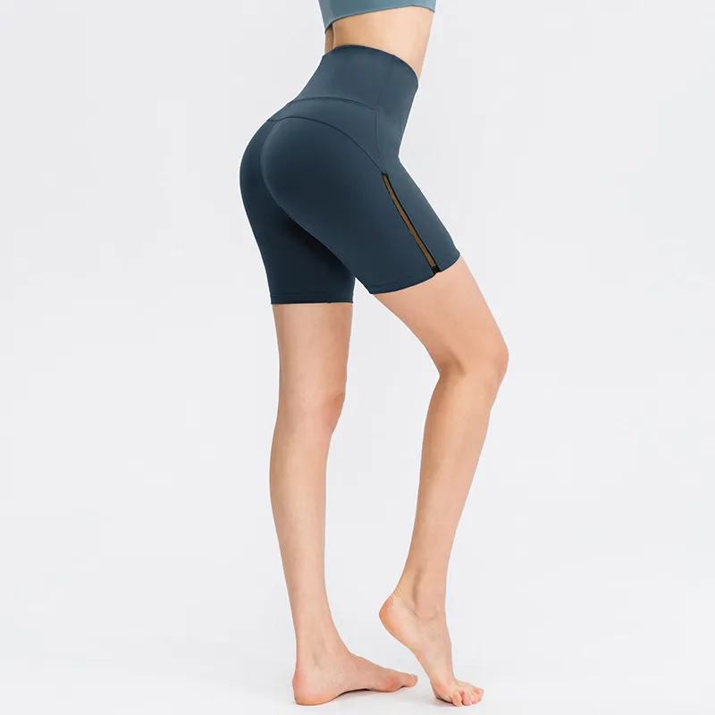 通気性良い ヒップアップ ショート丈 ハイウエスト スポーツボトムス