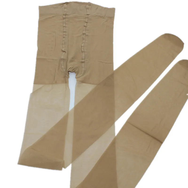 美しく引き締める 超薄い 10D 着圧 弾性 ダイエット フェイクタイツ