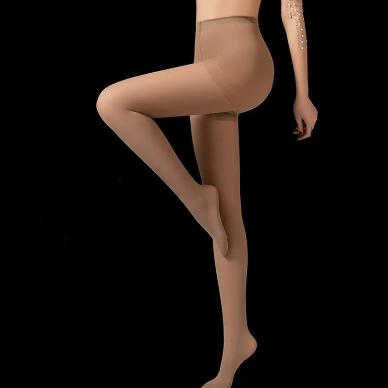 女子マスト 薄い 透明 美脚づくり 抗菌防臭 ダイエット 40D 着圧 フェイクタイツ
