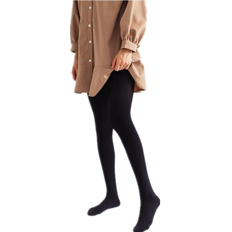 無地 ストレッチ 素肌感 美脚 80D 合わせやすい 着圧タイプ フェイクタイツ