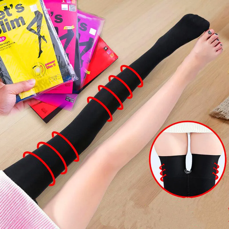 韓国ファッション オシャレ 美脚 着圧 伸縮性良い トレンカ ストキング 着瘦せ フェイクタイツ