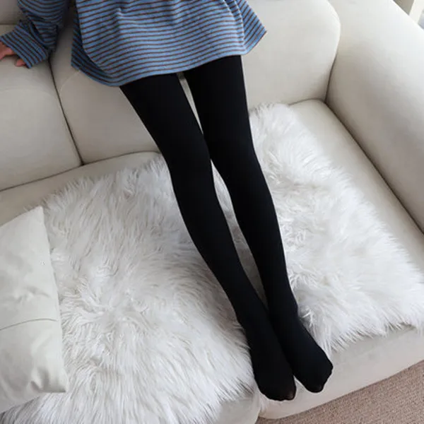 【180g/280g】無地 肌触り抜群 シームレス 裏起毛 今季マスト パンティストッキング