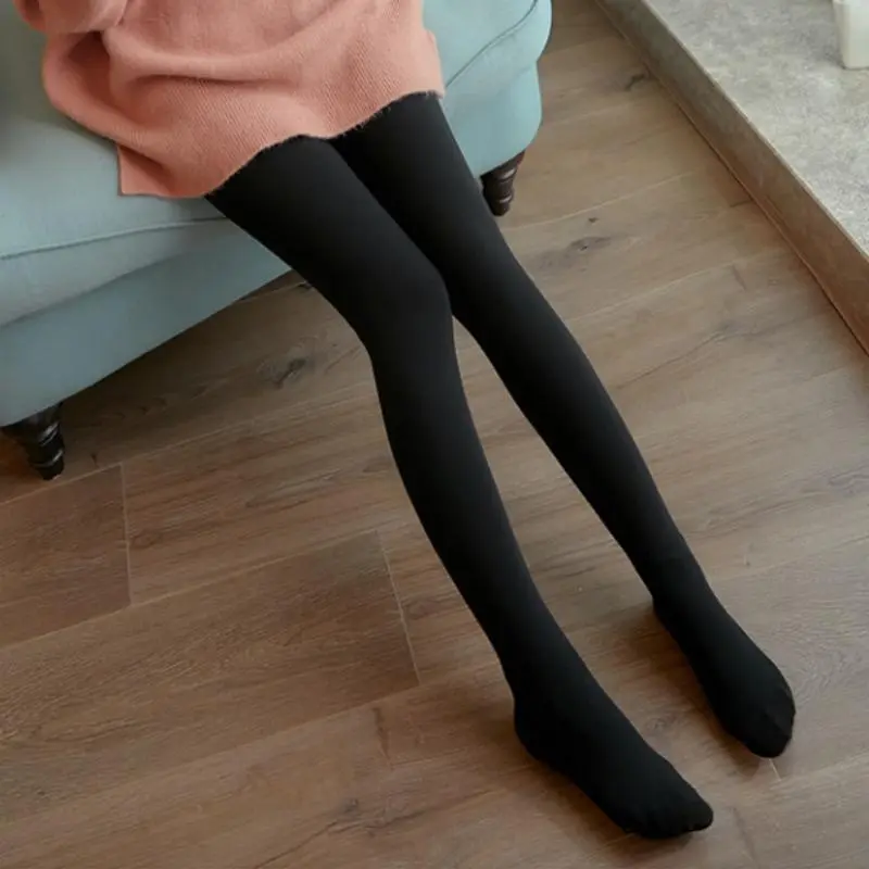 大人気 SNSで大騒ぎ ハイウエスト 暖かい シンプル 無地 タイツ/トレンカ パンティストッキング