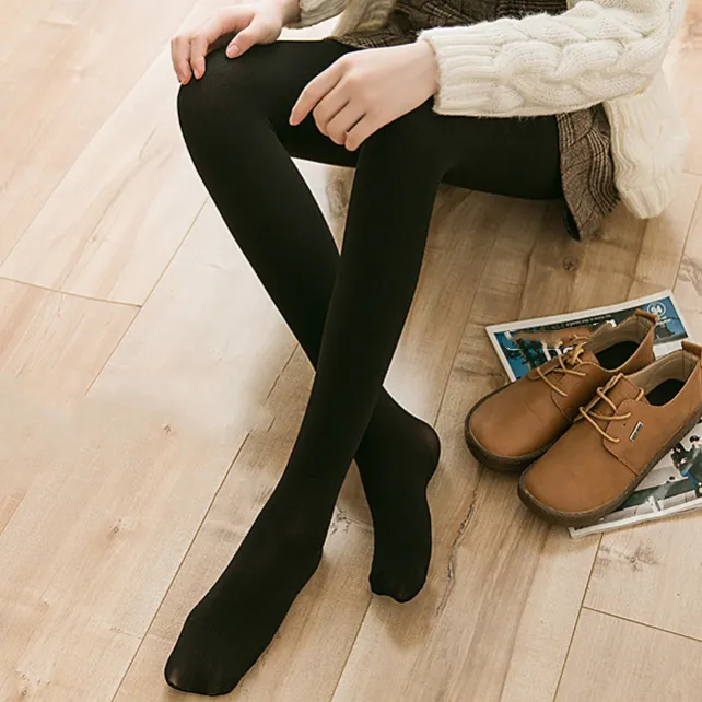着瘦せ 着圧ソックス レギンス 肌に優しい 伸縮性よい 美脚 裏起毛タイツ 強圧 パンティ フェイクタイツ