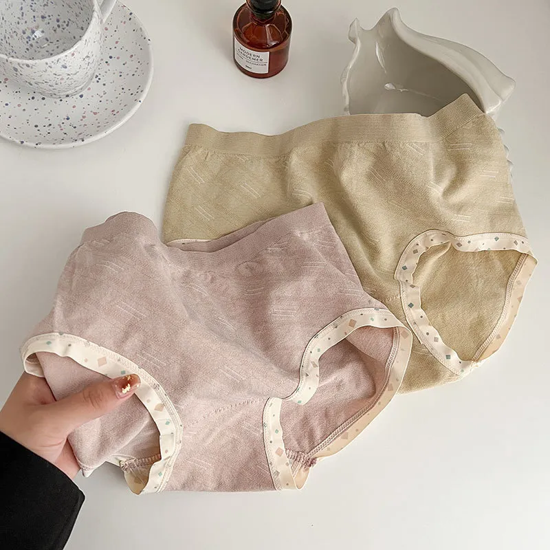 欠かせない コットン 高通気性 肌に優しい 5色展開 花柄 脱ぎやすい スタンダードショーツ