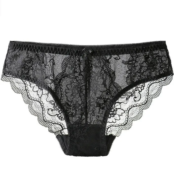 通気性良い レース 切り替え 柔らかい 快適 メッシュ スタンダードショーツ