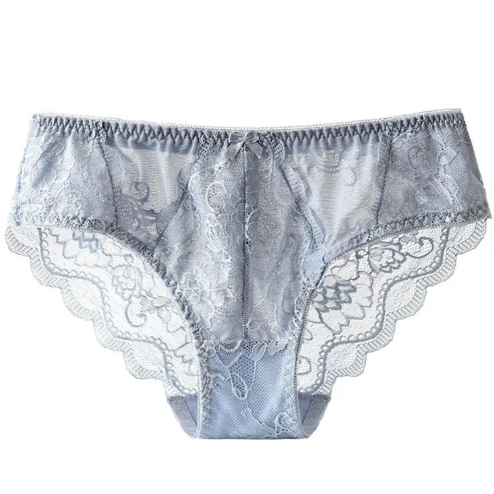 通気性良い レース 切り替え 柔らかい 快適 メッシュ スタンダードショーツ