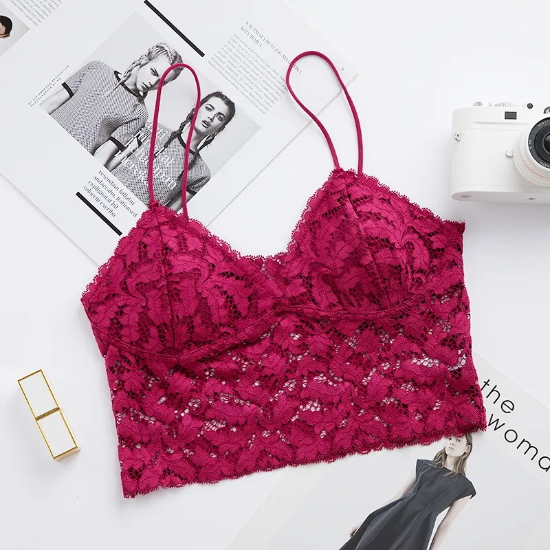 締め付け感ゼロ レース 透け透け Ⅴネック ノンワイヤー 通気性良い ブラジャー