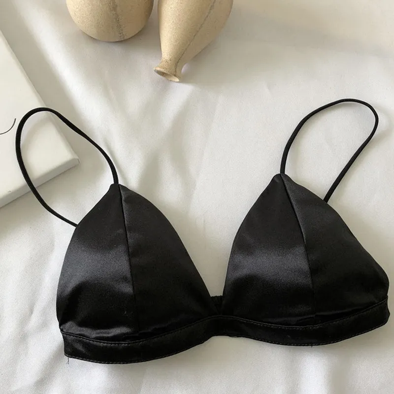 シンプル シームレス プルオーバー 快適 無地 ストレッチ ノンワイヤーブラジャー