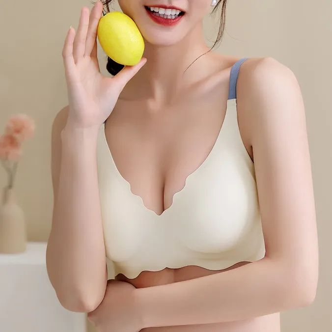 着心地良い おすすめ 痕跡なし ノンワイヤー スポーツ用 ステルス 配色 快適 ブラジャー