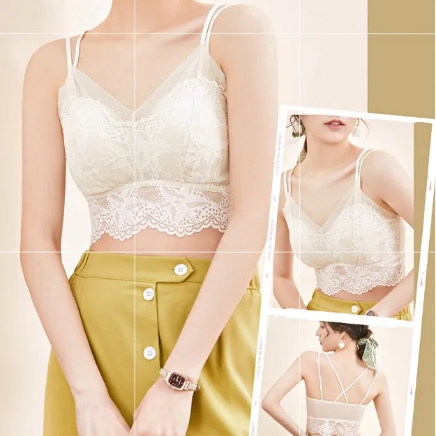 気質アップ スウィート レース プルオーバー ノンワイヤー 背中魅せ 美胸 ブラジャー