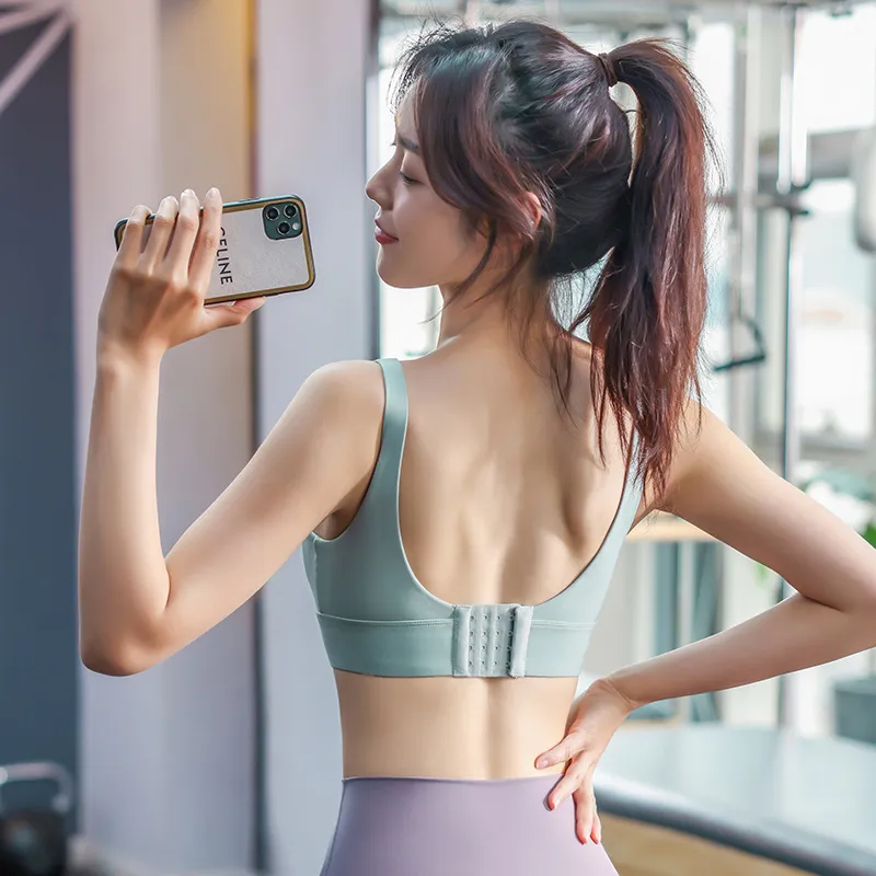 絶対欲しい スポーツ U型 キャミソール 美谷間 バックレス ヨガブラ