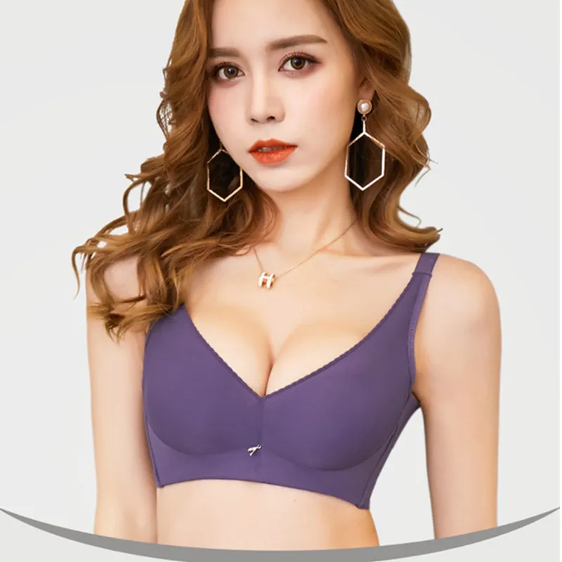 （B-Cカップ）盛れる脇高調整可能ノンワイヤーブラジャー