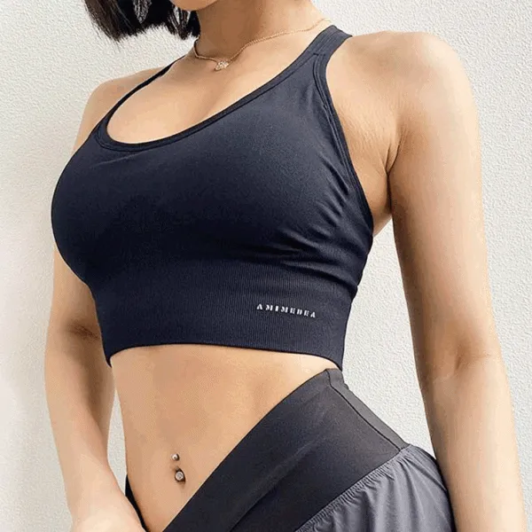 カラー展開 適度なフィット感 透かし彫り 無地 型崩れしにくい ヨガブラ