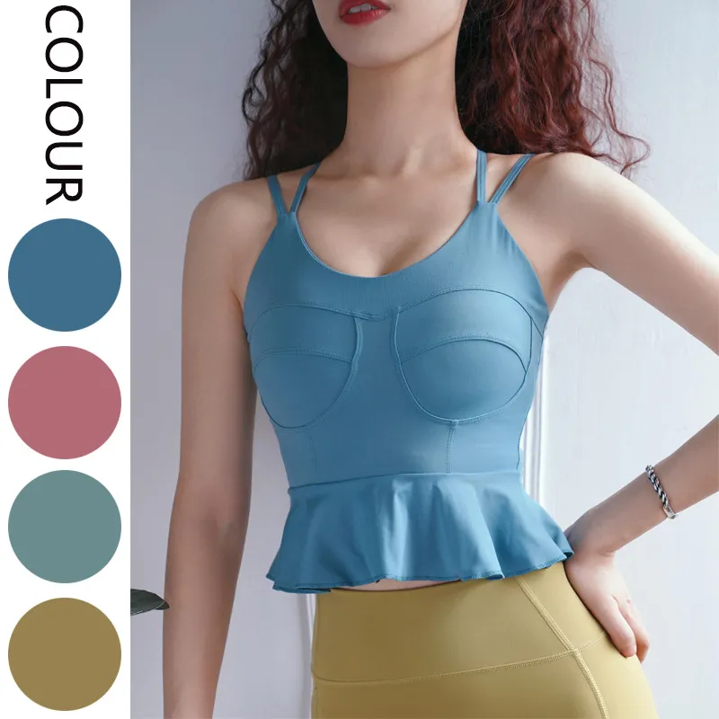 一枚で視線を奪う 可愛いデザイン 快適な着心地 動きやすい ホールド力高い ヨガ ブラ