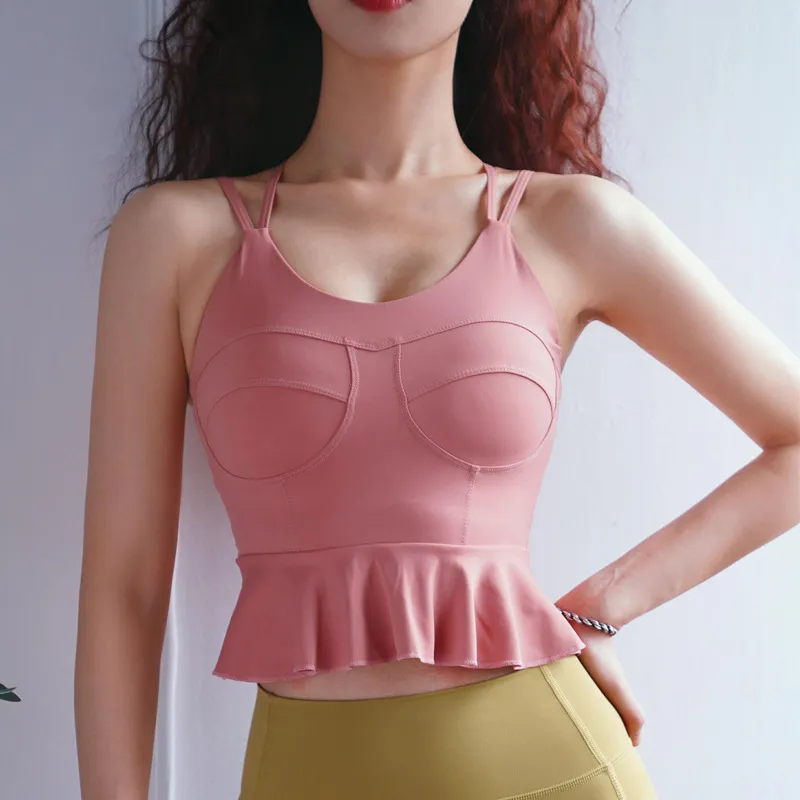 一枚で視線を奪う 可愛いデザイン 快適な着心地 動きやすい ホールド力高い ヨガ ブラ