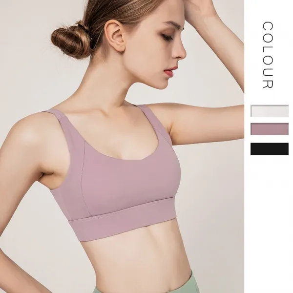 通気性抜群 切り替え 無地 しっかり 揺れない 透かし彫り 個性的なデザイン  しっかり  スポーツブラ