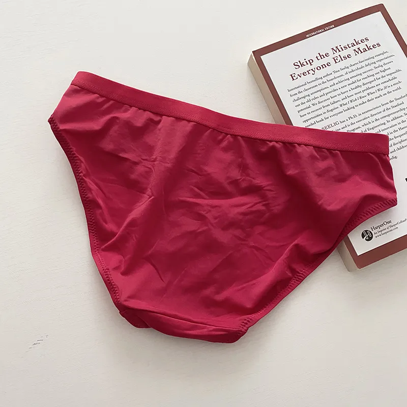 シンプル 通気性良い 柔らかい ローウエスト つけ心地 無地 スタンダードショーツ