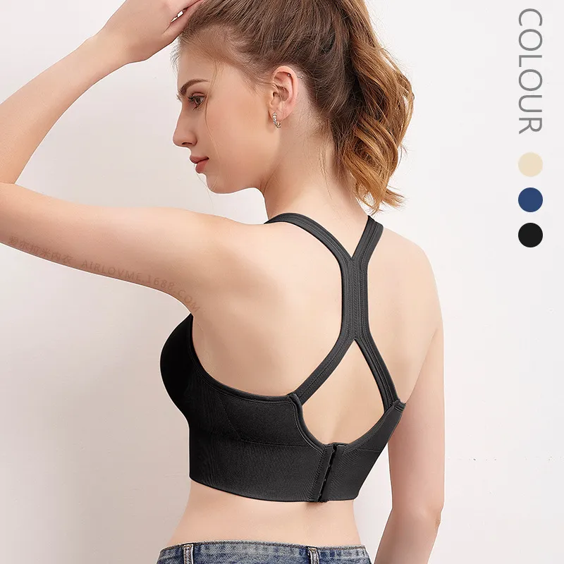 ファッション 透かし彫り 背中魅せ ヨガ 脇高 快適 スポーツブラ