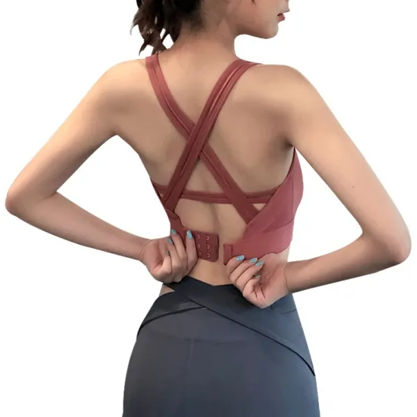 美背 Uネック 無地 切り替え スポーツ風  大活躍 スポーツブラ