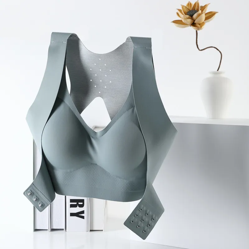 女性大人気 シンプル 脇すっきり シームレス ノンワイヤー 盛れる スポーツブラ