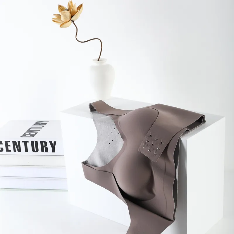 女性大人気 シンプル 脇すっきり シームレス ノンワイヤー 盛れる スポーツブラ