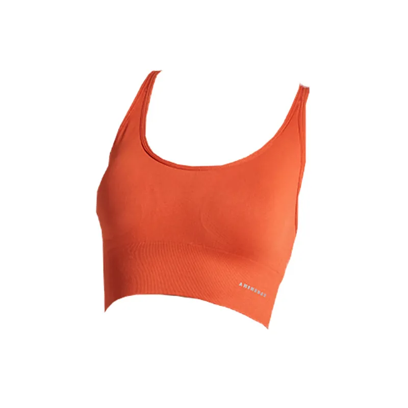 定番 後ろホック 交差 無地 ヨガ 背中魅せ スポーツブラ