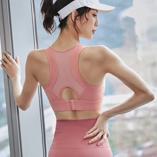 （A-Dカップ）ヨガ トレーニング ランニング  揺れない  スポーツブラ