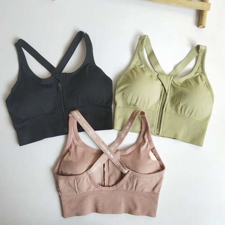 安定感UP 揺れない シンプル スポーツ ヨガ ジョギング レディース 無地 スポーツブラ