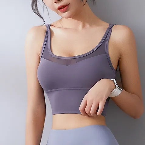 スポーツ 安定感 揺れない 無地 プルオーバー ワイヤーなし レディース スポーツブラ
