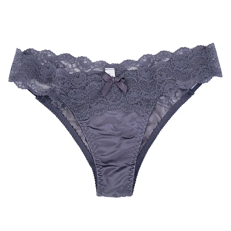 レトロ レース 切り替え ローウエスト 包み込む スタンダードショーツ