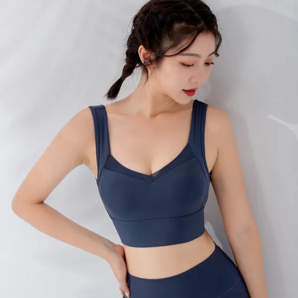 運動着 後ろホック 無地 ワイヤーなし  スポーツブラ