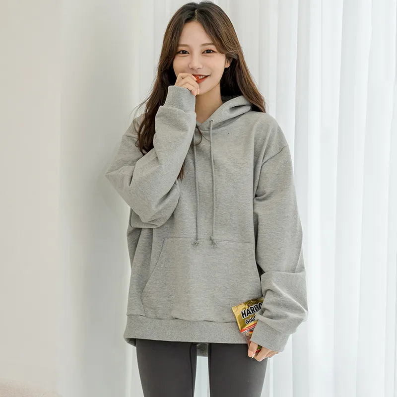 秋冬 シンプル フード付き 長袖 スポーツ 吸汗速乾素材 ゆったり ヨガトップス