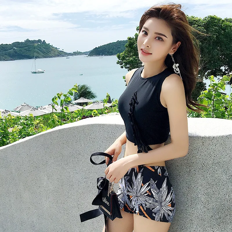 おしゃれ お揃い カップル 体型カバー ビキニ タンキニ 家族 写真 新婚旅行 ペア水着