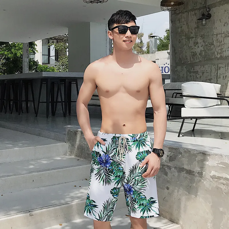 カップル ボヘミア風 おしゃれ スリット 不規則 Vネック 総柄 体型カバー 露出控え タンキニ ビキニ