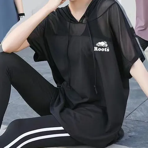 今だけ超お得 ゆったり オシャレ カジュアル 半袖 吸汗 速乾 運動 ランニング ヨガトップス