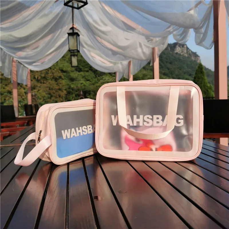 便利 ファスナー ハンドバッグ 大容量 水泳 プール アルファベット 防水ポーチ