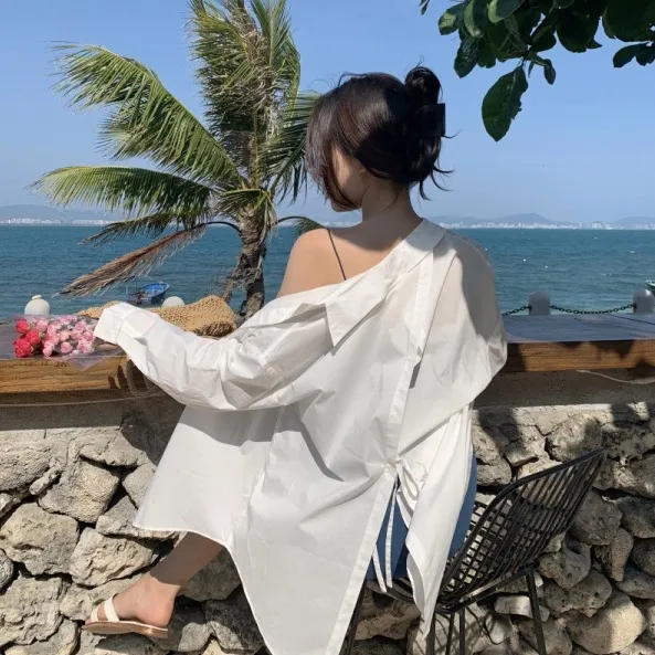 UV対策 上品 人気 シャツ 合わせやすい ゆったり 着心地良い 水着用 ラッシュガード