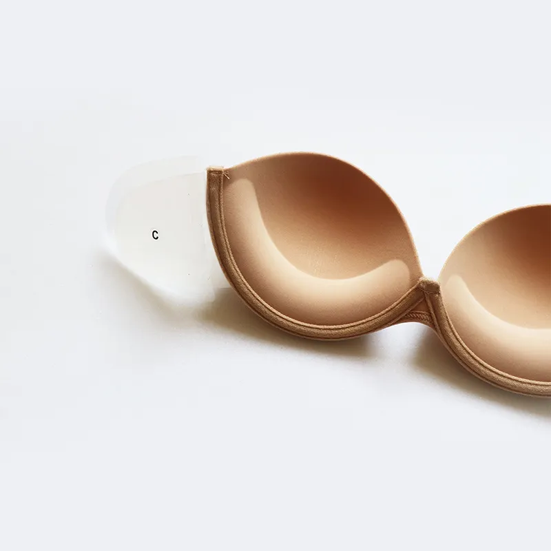 サイド固定 高通気 下厚デザイン A-Dカップ 快適 ハミ肉ゼロ ワイヤー入り 谷間メイク ドレス 粘着力 ステルス ヌーブラ