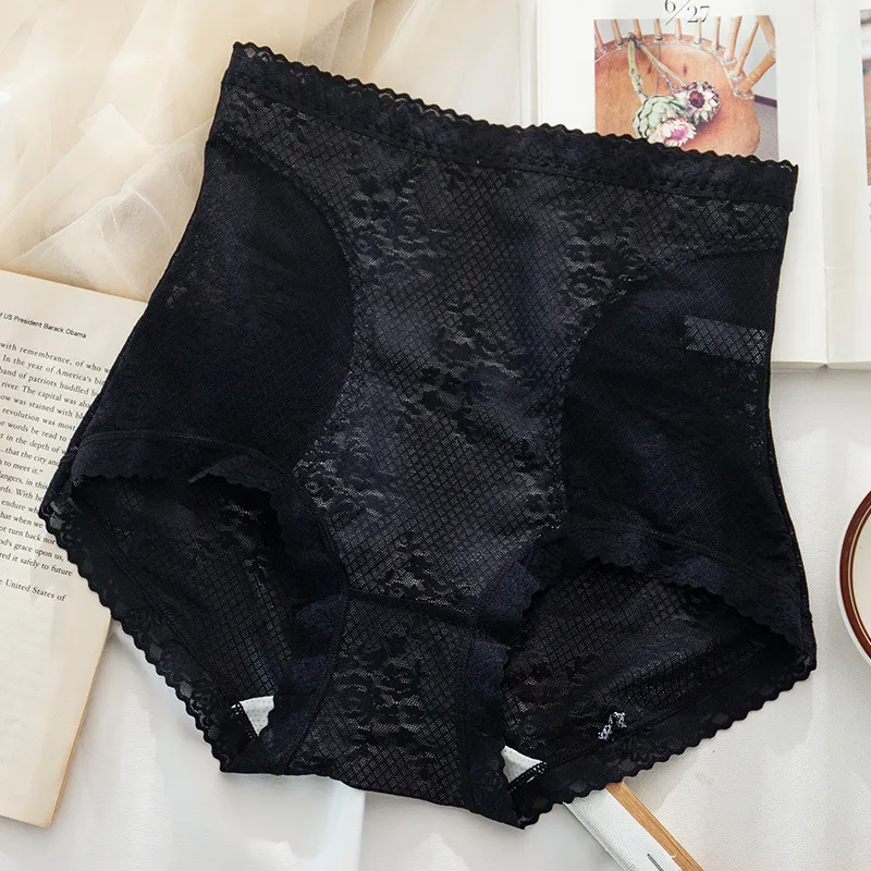 ハイウエスト レース 切り替え 漏れにくい 抗菌防臭 高通気 サニタリー